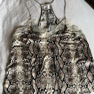 Cami NYC snake print top